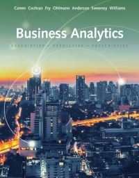 Book Cover for Business Analytics by Jeffrey D Camm