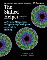 Book Cover for Student Workbook Exercises for Egan's The Skilled Helper, 11th Edition by Gerard Egan