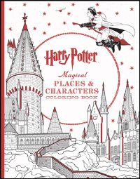 Book Cover for Harry Potter Magical Places & Characters Coloring Book by Scholastic