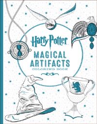 Book Cover for Harry Potter Artifacts Coloring Book by Scholastic
