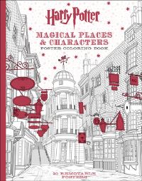 Book Cover for Harry Potter Magical Places & Characters Poster Coloring Book by Scholastic