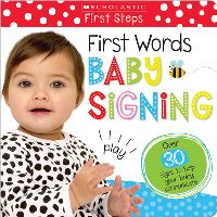 Book Cover for First Words Baby Signing by Scholastic
