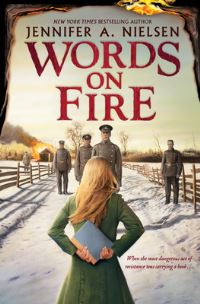 Book Cover for Words on Fire by Jennifer A Nielsen