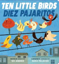 Book Cover for Ten Little Birds / Diez Pajaritos (Bilingual) by 123 Andrés