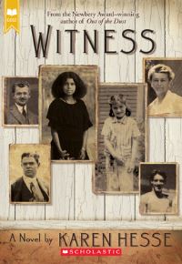 Book Cover for Witness by Karen Hesse