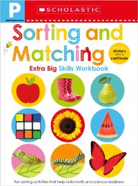 Book Cover for Sorting and Matching Pre-K Workbook by Scholastic Early Learners