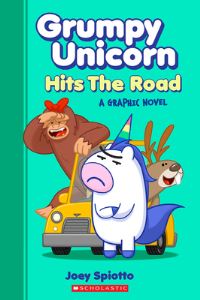 Book Cover for Grumpy Unicorn Hits the Road by Joey Spiotto