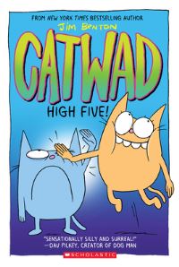 Book Cover for High Five! A Graphic Novel (Catwad #5) by Jim Benton