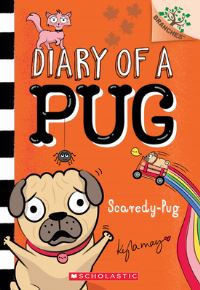 Book Cover for Scaredy Pug by Kyla May