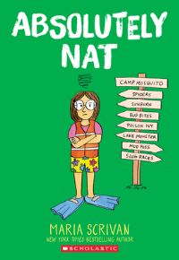 Book Cover for Absolutely Nat: A Graphic Novel (Nat Enough #3) by Maria Scrivan