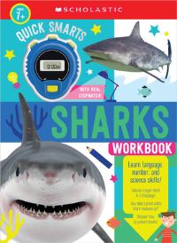 Book Cover for Quick Smarts Sharks Workbook by Laura Baker, Make Believe Ideas Ltd