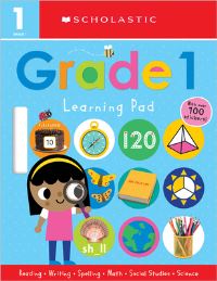 Book Cover for First Grade Learning Pad by Scholastic