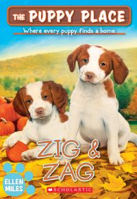 Book Cover for Zig & Zag (The Puppy Place #64) by Ellen Miles