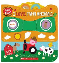 Book Cover for I Love Farm Animals (A Let's Play! Board Book) by Sandra Magsamen