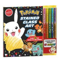 Book Cover for Pokemon Stained Glass by Editors of Klutz