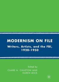 Book Cover for Modernism on File by C Culleton