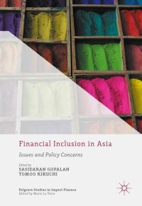Book Cover for Financial Inclusion in Asia by Sasidaran Gopalan, Tomoo Kikuchi