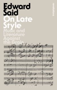 Book Cover for On Late Style by Edward W Said