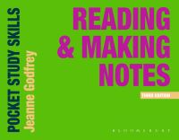 Book Cover for Reading and Making Notes by Jeanne Godfrey