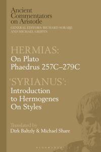 Book Cover for Hermias: On Plato Phaedrus 257C-279C, With 'Syrianus' by Michael Share, Dirk Baltzly