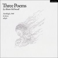 Book Cover for Three Poems by Alistair McDowall, Alistair McDowall