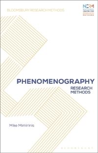 Book Cover for Phenomenography by Mike Mimirinis