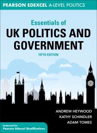 Book Cover for Essentials of UK Politics and Government by Andrew Heywood, Kathy Schindler, Adam Tomes