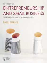 Book Cover for Entrepreneurship and Small Business by Paul Burns