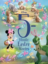 Book Cover for 5-Minute Easter Stories by Laura Driscoll, Nicholas Tana, Kieran Scott, Kirsten Larsen, Satia Stevens, Isabel Gaines, Liz Marsham, Brooke Vitale, Calliope Glass