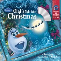 Book Cover for Olaf's Night Before Christmas Book & CD by Disney Books