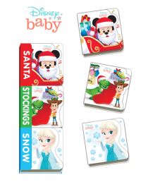 Book Cover for Disney Baby Santa, Stockings, Snow by Disney Books