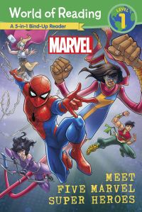 Book Cover for Meet Five Marvel Super Heroes by Emeli Juhlin, Megan Logan, Marvel