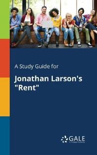 Book Cover for A Study Guide for Jonathan Larson's 