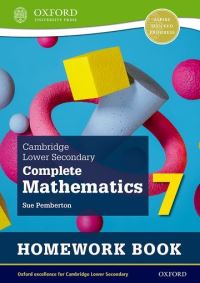 Book Cover for Cambridge Lower Secondary Complete Mathematics. 7 Homework Book by Sue Pemberton
