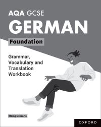 Book Cover for AQA GCSE German: AQA GCSE German Foundation Grammar, Vocabulary and Translation Workbooks by Morag McCrorie