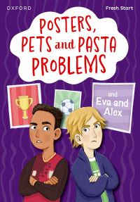 Book Cover for Posters, Pets and Pasta Problems by Teresa Heapy, Narinder Dhami