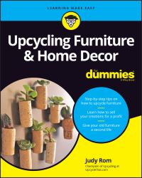 Book Cover for Upcycling Furniture & Home Decor by Judy Rom
