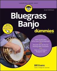 Book Cover for Bluegrass Banjo for Dummies by Bill Evans