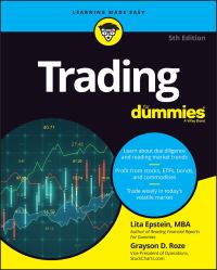 Book Cover for Trading for Dummies by Lita Epstein, Grayson D Roze