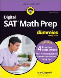 Book Cover for Digital SAT Math Prep by Mark Zegarelli
