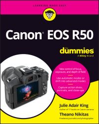 Book Cover for Canon EOS R50 by Julie Adair King, Theano Nikitas