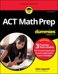 Book Cover for ACT Math Prep for Dummies by Mark Zegarelli