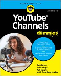 Book Cover for YouTube Channels by Rob Ciampa, Matt Ciampa, Rich Murphy, Jackie Swansburg Paulino, Rob Ciampa