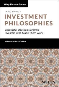 Book Cover for Investment Philosophies by Aswath Damodaran