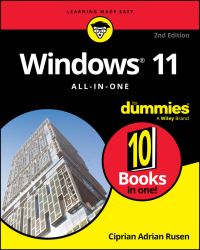 Book Cover for Windows 11 All-in-One for Dummies by Ciprian Adrian Rusen