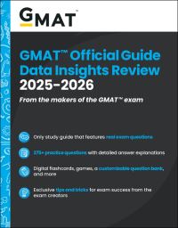 Book Cover for GMAT Official Guide Data Insights Review 2025-2026 by Graduate Management Admission Council
