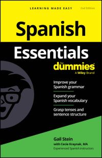Book Cover for Spanish Essentials by Gail Stein, Cecie Kraynak