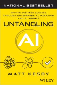 Book Cover for Untangling AI by Matt Kesby