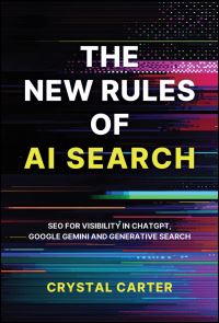 Book Cover for The New Rules of AI Search by Crystal Carter