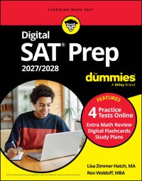 Book Cover for Digital SAT Prep 2027/2028 For Dummies by Lisa Zimmer Hatch